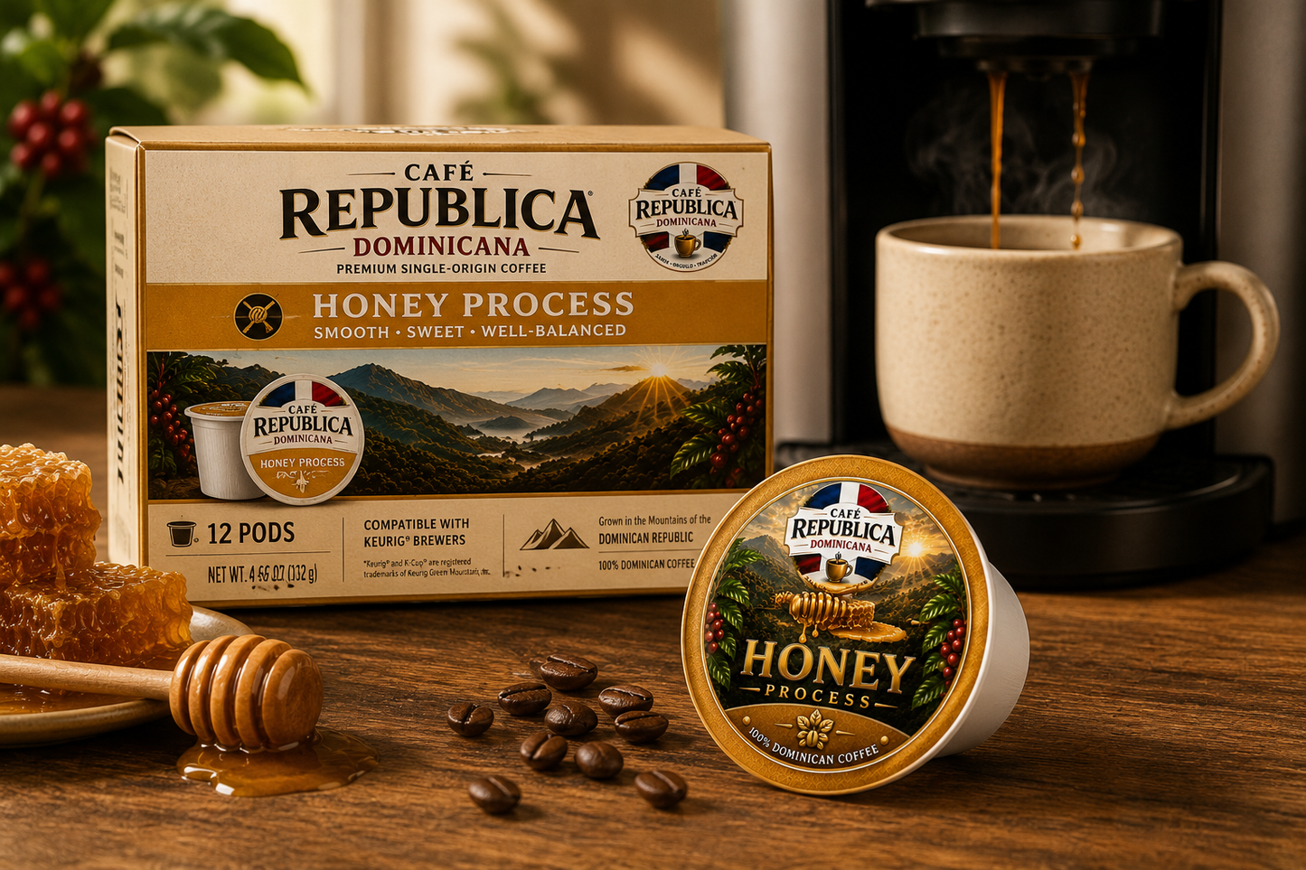 Café República Dominicana Coffee Pods | 100% Dominican Arabica